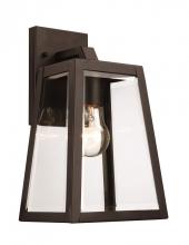  50211 BK - Obsidian 12" Wall Lantern.